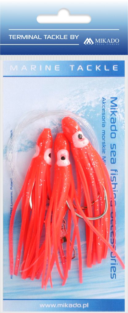 MIKADO Octopus Rig 10cm Rot - 7/0